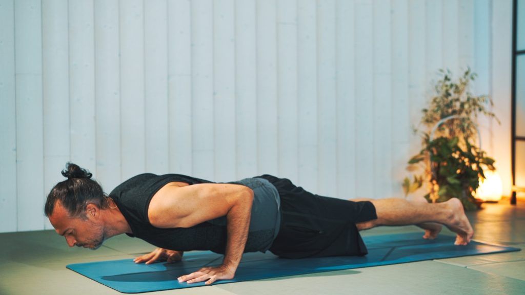 Chachu Ranja Chaturanga Dandasana en Yoga – Conciencia Yoga